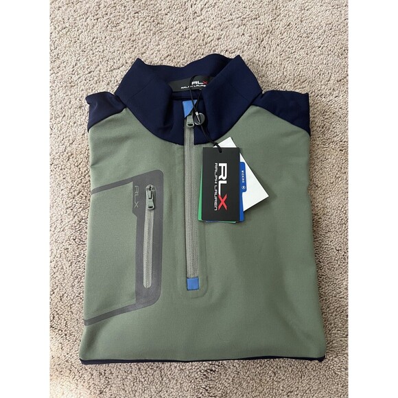 Polo Ralph Lauren RLX Mens M Performance long sleeve Golf shirt NWT